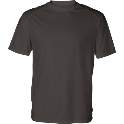 Custom Mens B-Core Sport Shoulders T-Shirt Brown