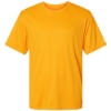 Custom Mens B-Core Sport Shoulders T-Shirt Gold