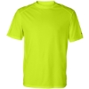 Custom Mens B-Core Sport Shoulders T-Shirt Safety Yellow