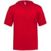 Custom Mens B-Core Hooded T-Shirt Red
