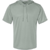 Custom Mens B-Core Hooded T-Shirt Silver
