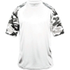 Custom Mens Camo Sport T-Shirt White/ White Camo