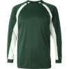 Custom Mens B-Core Hook Long Sleeve T-Shirt Forest/ White