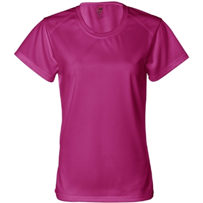 Custom Women’s B-Core T-Shirt Hot Pink