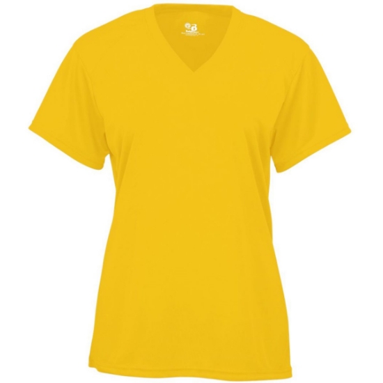 Custom Women’s B-Core V-Neck T-Shirt Gold