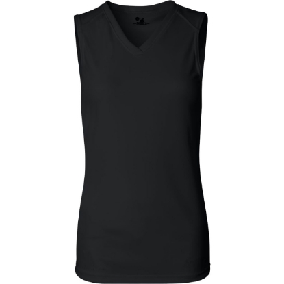 Custom Womens B-Core Sleeveless T-Shirt Black