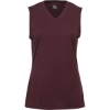 Custom Womens B-Core Sleeveless T-Shirt Maroon