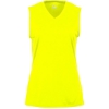 Custom Womens B-Core Sleeveless T-Shirt Safety Yellow