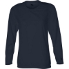 Custom Womens B-Core Long Sleeve T-Shirt Navy
