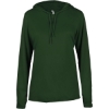 Custom Womens B-Core Long Sleeve Hooded T-Shirt Forest