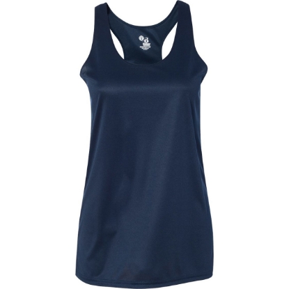 Custom Women’s B-Core Racerback Tank Top Navy