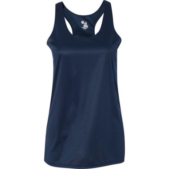 Custom Women’s B-Core Racerback Tank Top Navy