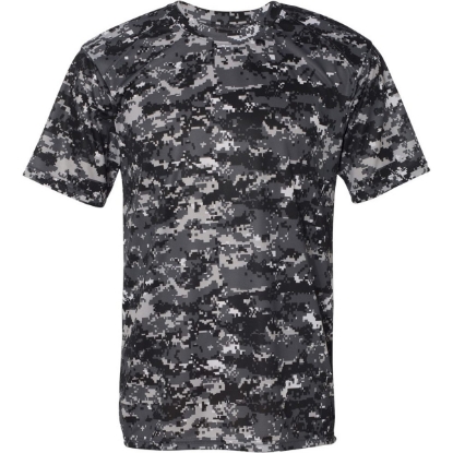 Custom Mens Digital Camo T-Shirt Graphite Digital