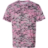 Custom Mens Digital Camo T-Shirt Pink Digital