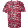Custom Mens Digital Camo T-Shirt Red Digital