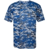 Custom Mens Digital Camo T-Shirt Royal Digital