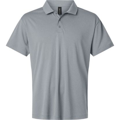Custom Mens Tall Pro-Lock Performance Polo Heather Steel