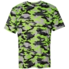 Custom Mens Camo T-Shirt Lime