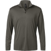 Custom Mens Pro-Lock Performance Quarter-Zip Pullover Charcoal