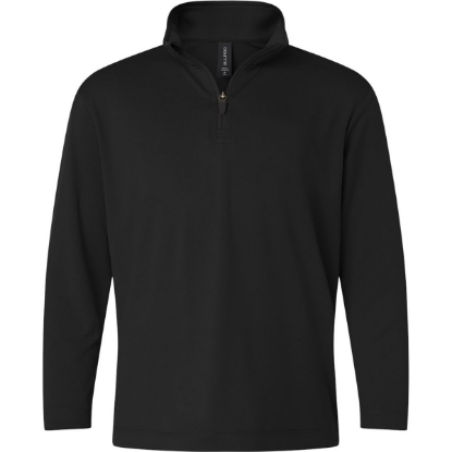 Custom Youth Pro-Lock Performance Quarter-Zip Pullover Black