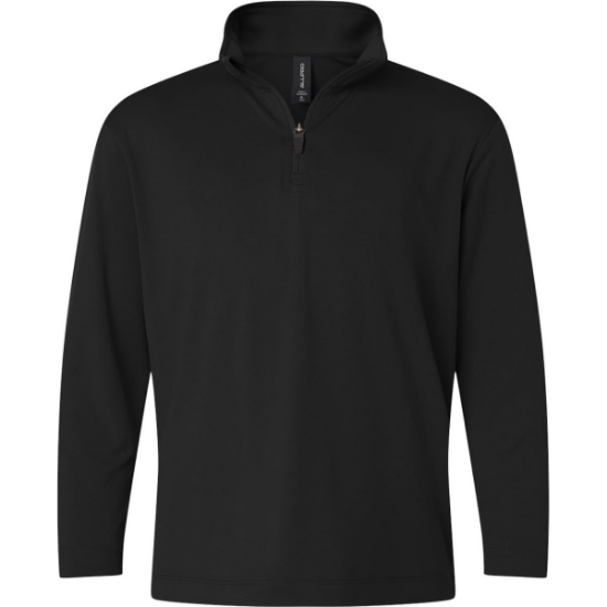Custom Youth Pro-Lock Performance Quarter-Zip Pullover Black