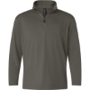 Custom Youth Pro-Lock Performance Quarter-Zip Pullover Charcoal
