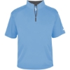 Custom Mens B-Core Short Sleeve Quarter-Zip Columbia Blue/ Graphite
