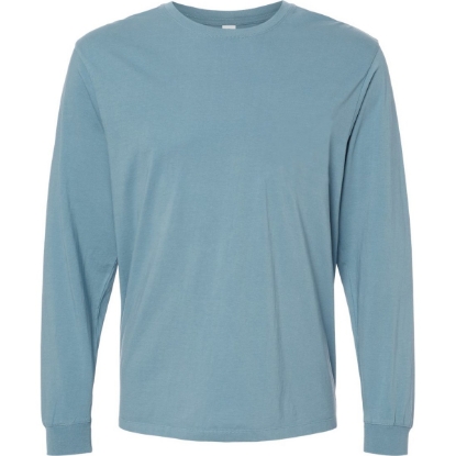 Custom Unisex Organic Long Sleeve T-Shirt Slate