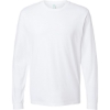 Custom Unisex Organic Long Sleeve T-Shirt White