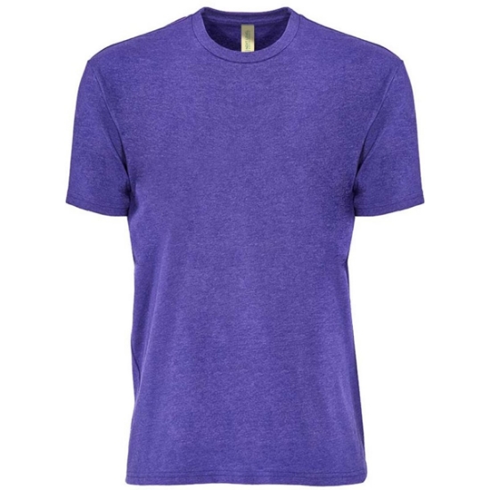 Custom Unisex Eco Performance T-Shirt Heather Sapphire