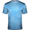 Custom Unisex Warp T-Shirt Columbia Blue