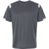 Custom Mens On The Rise T-Shirt Graphite/ White
