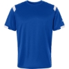 Custom Mens On The Rise T-Shirt Royal/ White