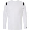 Custom Unisex On The Rise Long Sleeve T-Shirt White/ Black