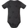 Custom Infant Star Print Bodysuit Smoke Star
