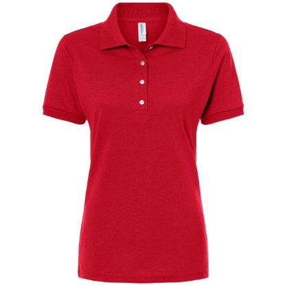 Custom Womens Dri-Power® Polo True Red