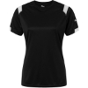 Custom Womens On The Rise T-Shirt Black/ White