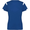 Custom Womens On The Rise T-Shirt Royal/ White