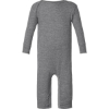 Custom Infant Long Legged Baby Rib Bodysuit Granite Heather