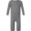 Custom Infant Long Legged Baby Rib Bodysuit Granite Heather