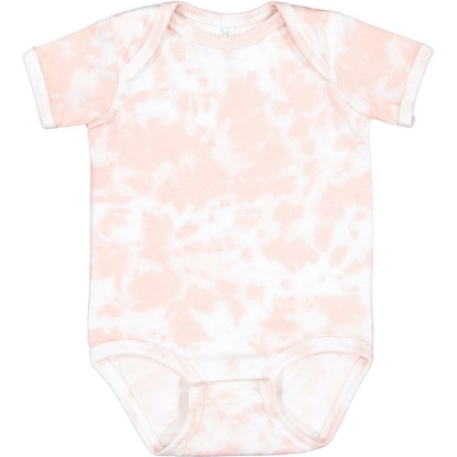 Custom Infant Fine Jersey Bodysuit - Extended Colors Rose Tie Dye