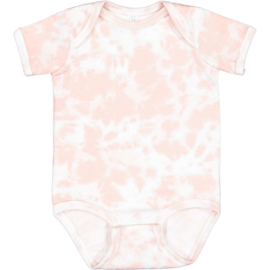 Custom Infant Fine Jersey Bodysuit - Extended Colors Rose Tie Dye