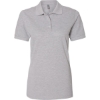 Custom Womens 100% Ring-Spun Cotton Piqué Polo Athletic Heather