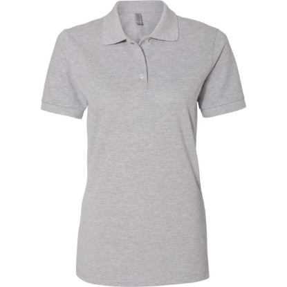 Custom Womens 100% Ring-Spun Cotton Piqué Polo Athletic Heather