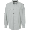 Custom Mens Crossroad Woven Shirt Grey