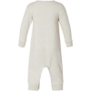 Custom Infant Fleece One-Piece Natural Heather