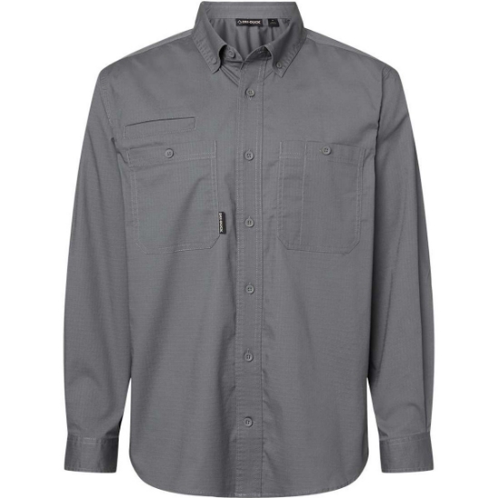 Custom Mens Craftsman Woven Shirt Gunmetal