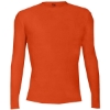 Custom Mens Pro-Compression Long Sleeve T-Shirt Burnt Orange
