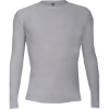 Custom Mens Pro-Compression Long Sleeve T-Shirt Silver