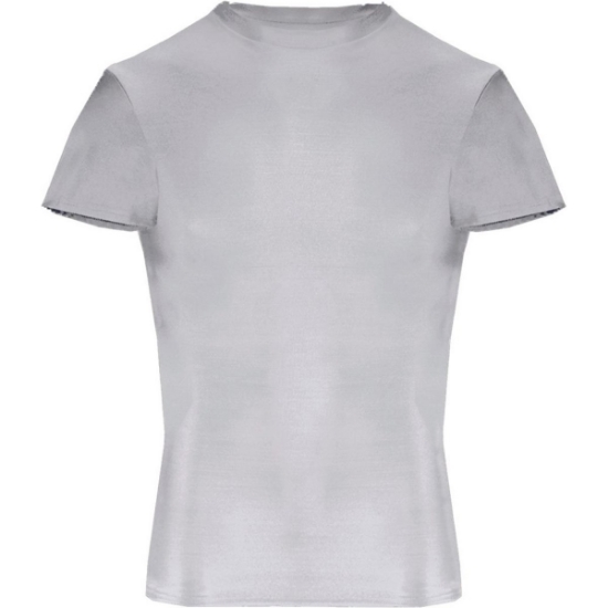 Custom Mens Pro-Compression T-Shirt Silver